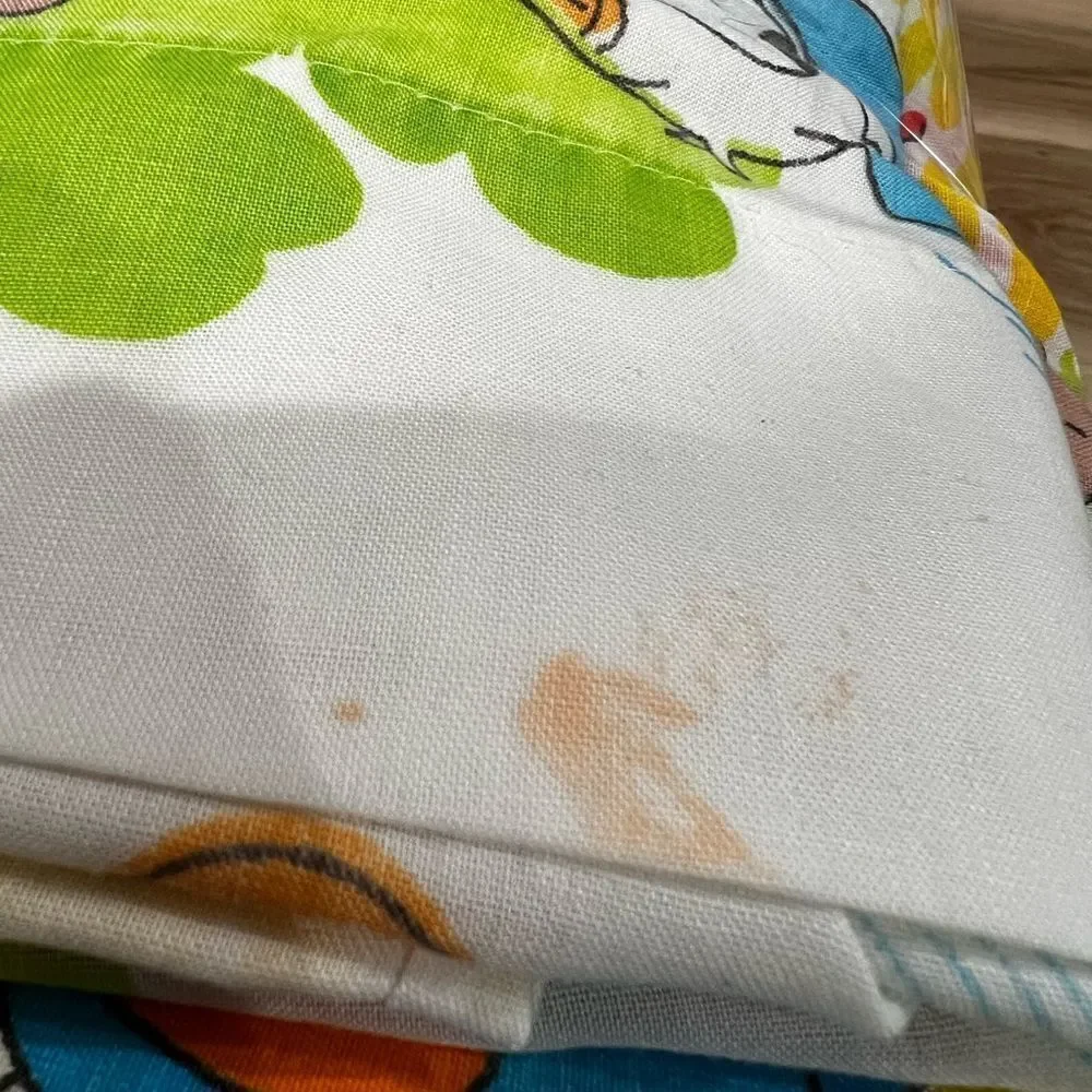 Vintage Disney Mickey Mouse Painting Rainbow Twin Sheet Set